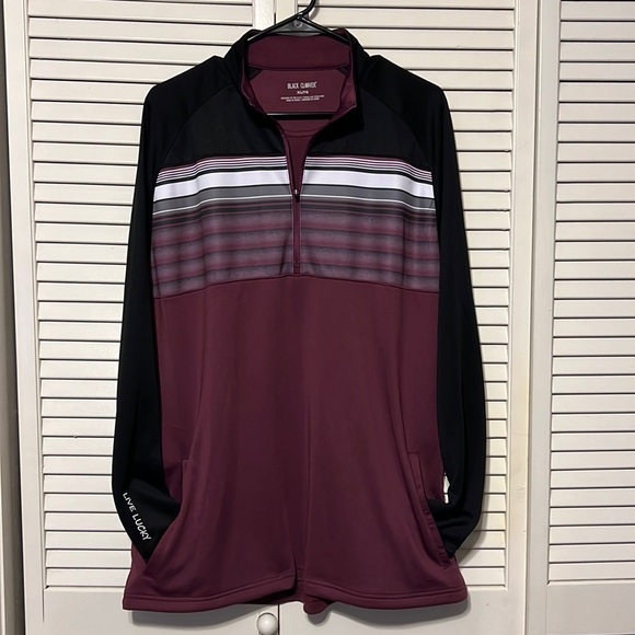 Black Clover long sleeve 1/4 zip Size XL very nice worn only a few times - Picture 1 of 8